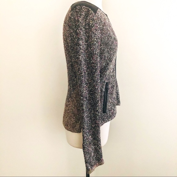Rag & Bone Lory Tweed Zip Moto Jacket – Size Medium (Designer) - Picture 9 of 16